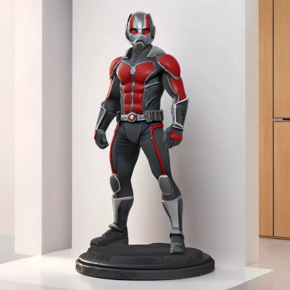 Ant Man Bust 3D Model STL Printable 3D print model