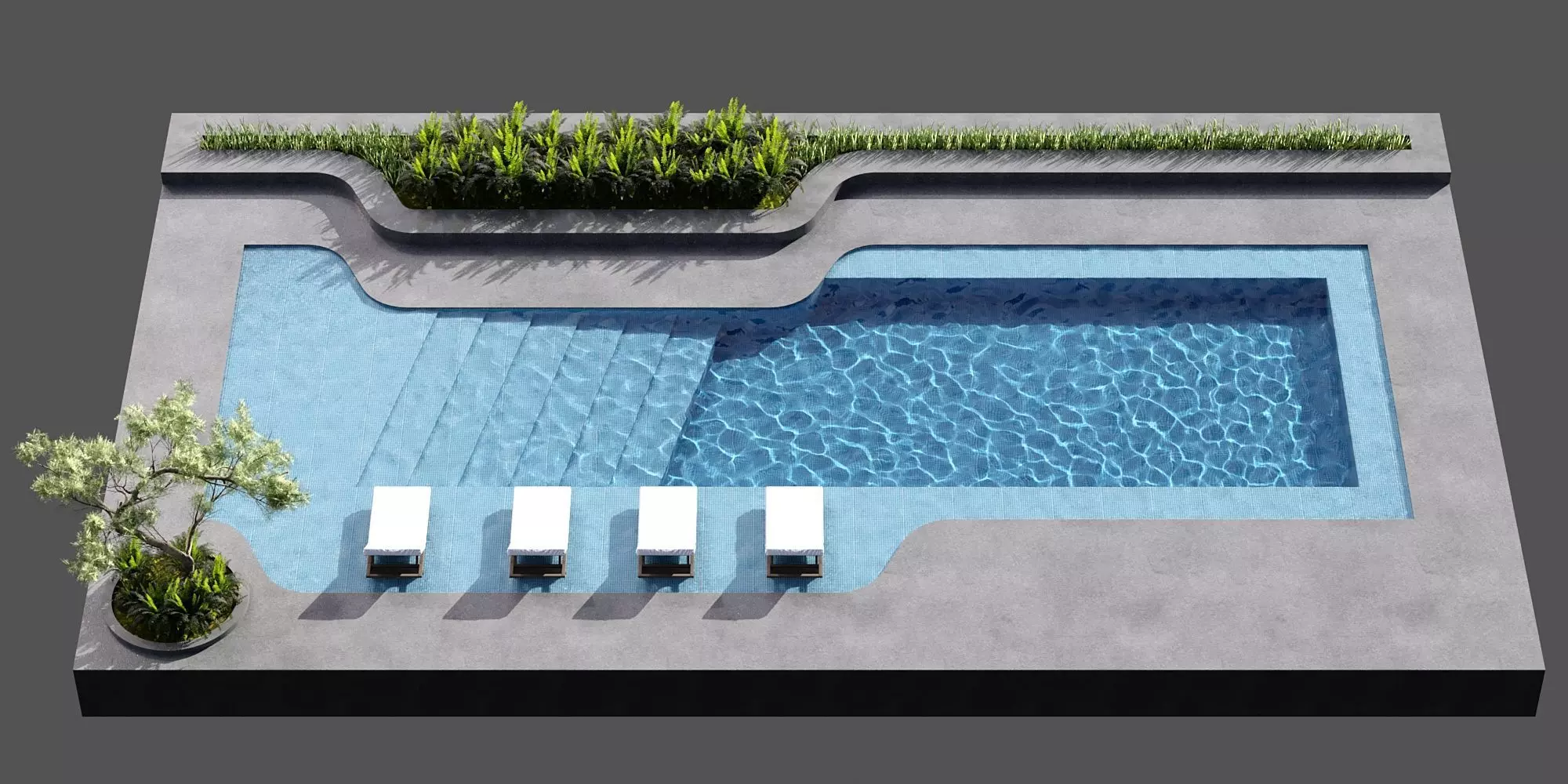 SWIMMING POOL NO116 A 3D model_2