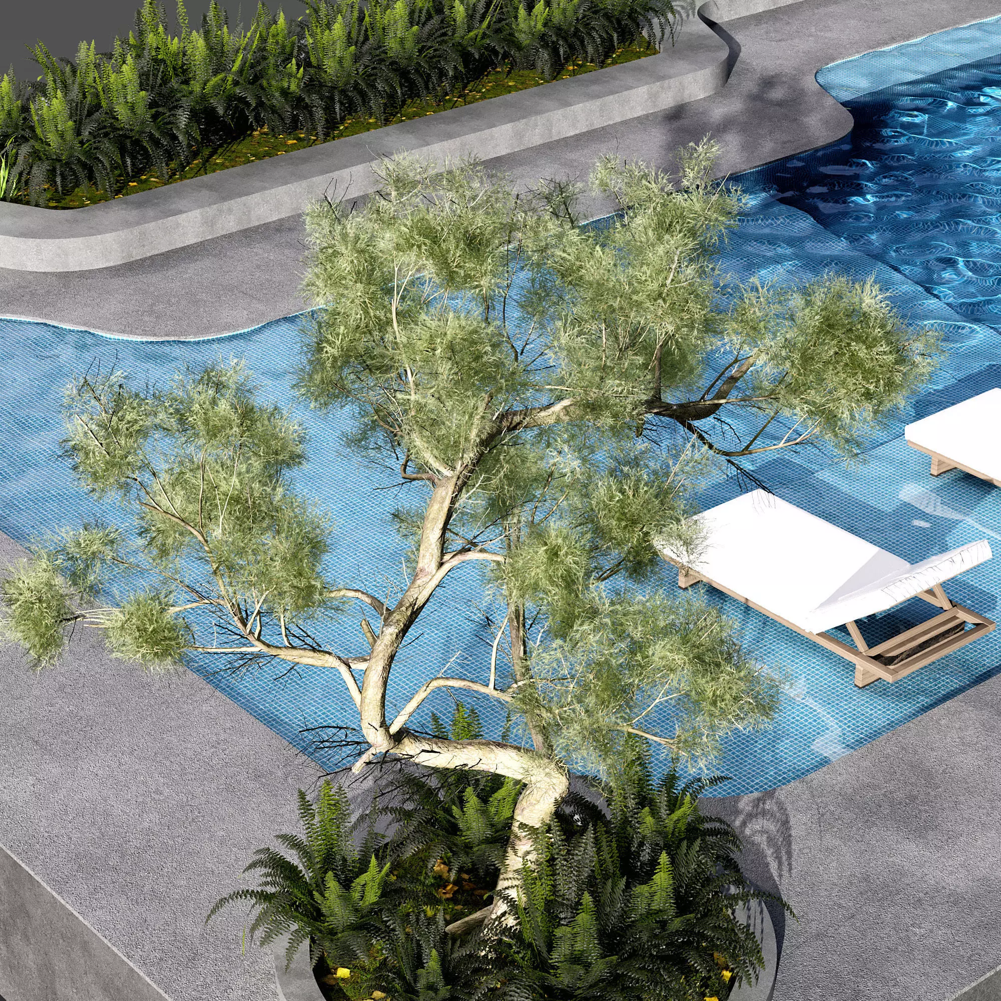SWIMMING POOL NO116 A 3D model_9