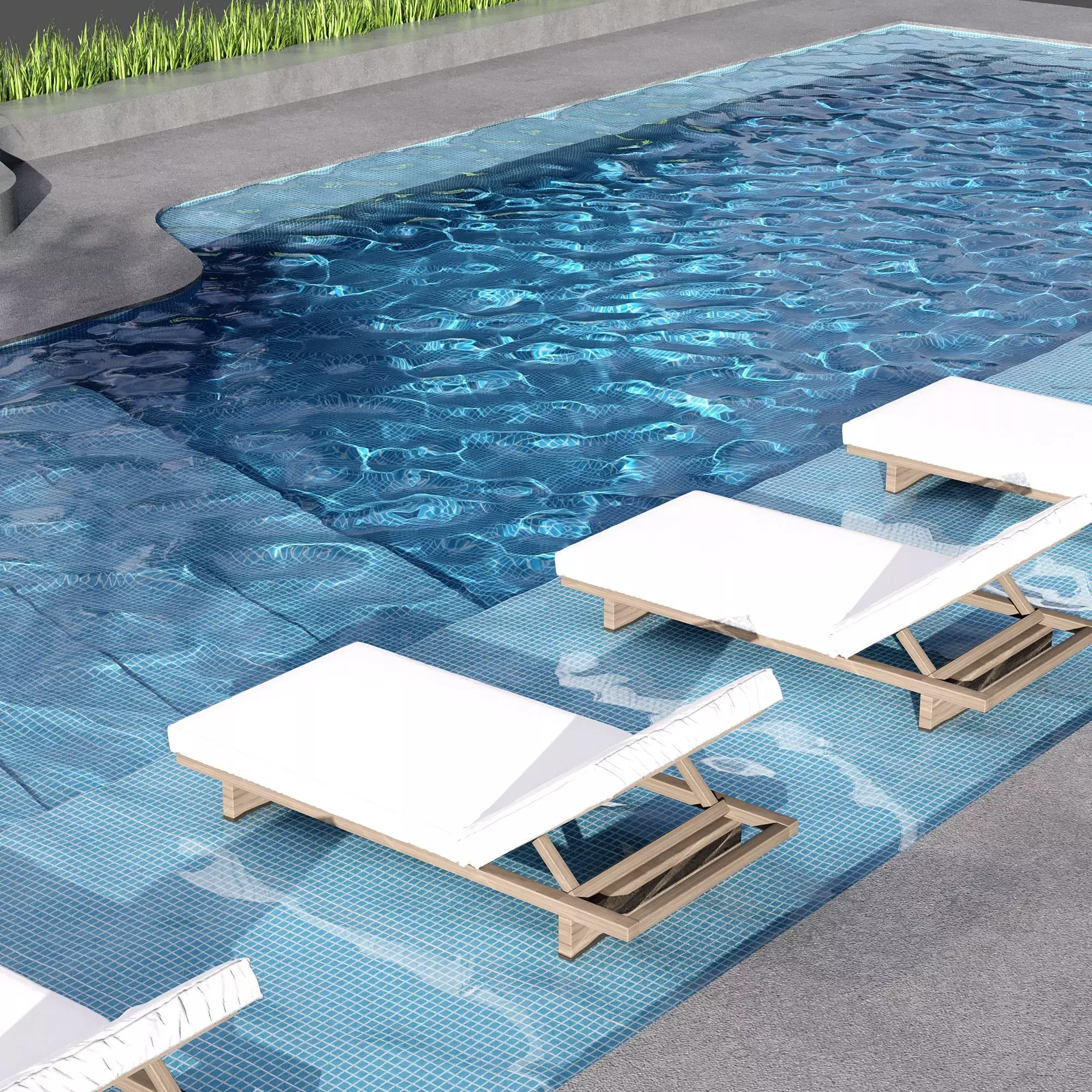 SWIMMING POOL NO116 A 3D model_6