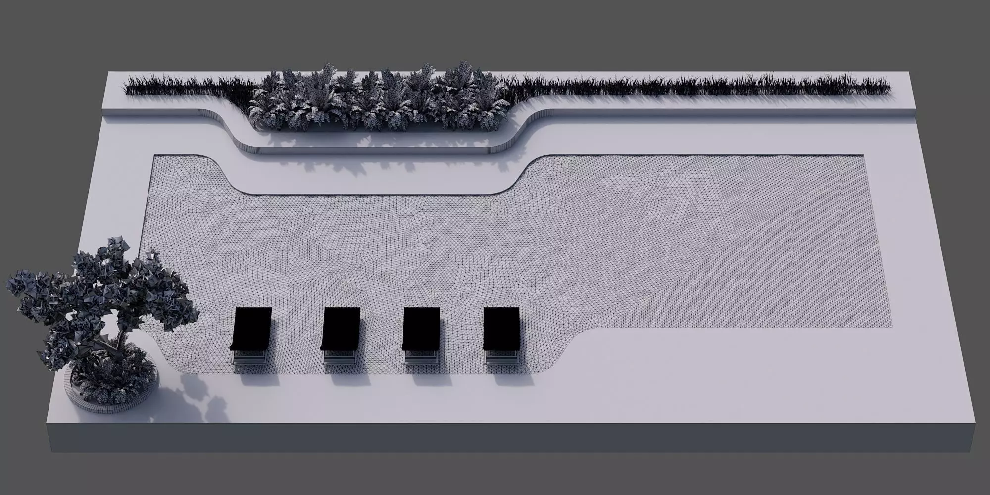 SWIMMING POOL NO116 A 3D model_11