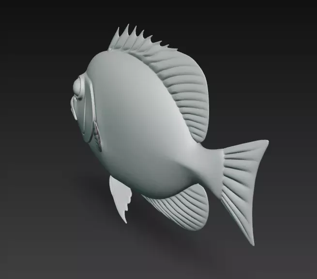 Fish Realistic 3D Model - Low Poly Realistic Game Ready Low-poly 3D model_18