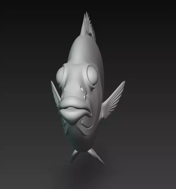 Fish Realistic 3D Model - Low Poly Realistic Game Ready Low-poly 3D model_20