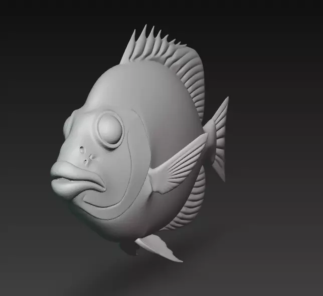 Fish Realistic 3D Model - Low Poly Realistic Game Ready Low-poly 3D model_24