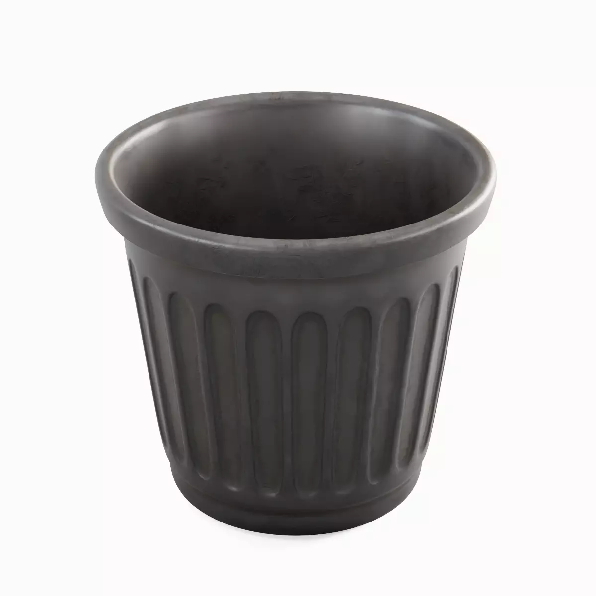 Plastic Flowerpot Set 3D model_12