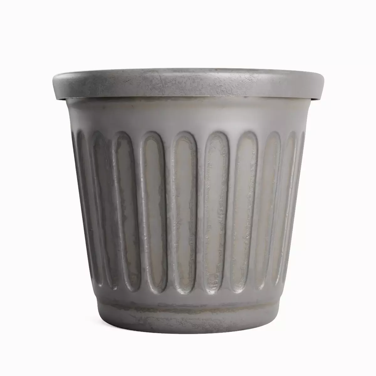 Plastic Flowerpot Set 3D model_7