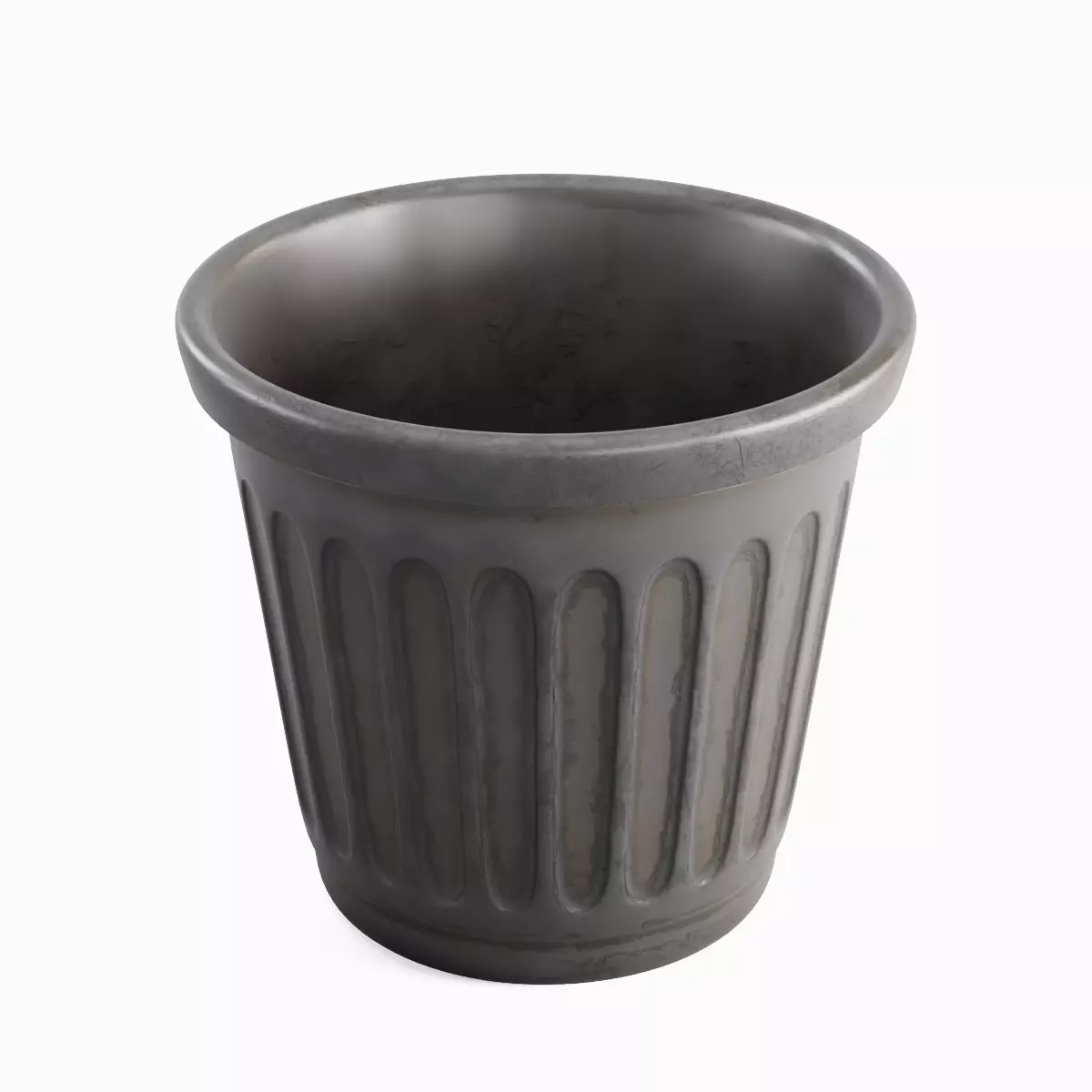 Plastic Flowerpot Set 3D model_11