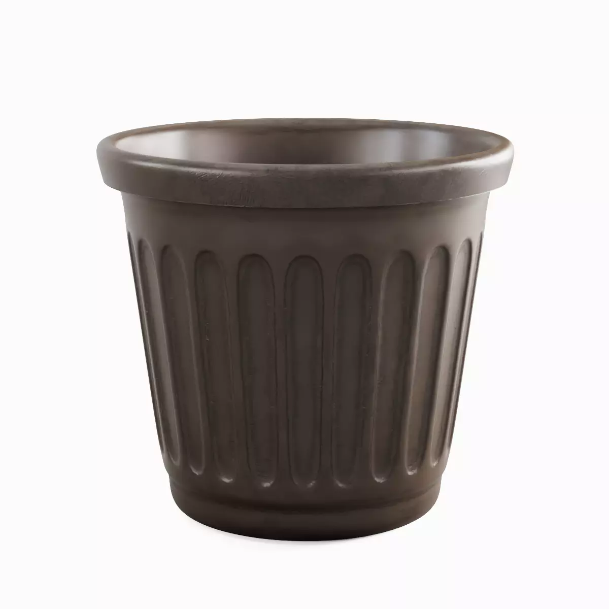 Plastic Flowerpot Set 3D model_2