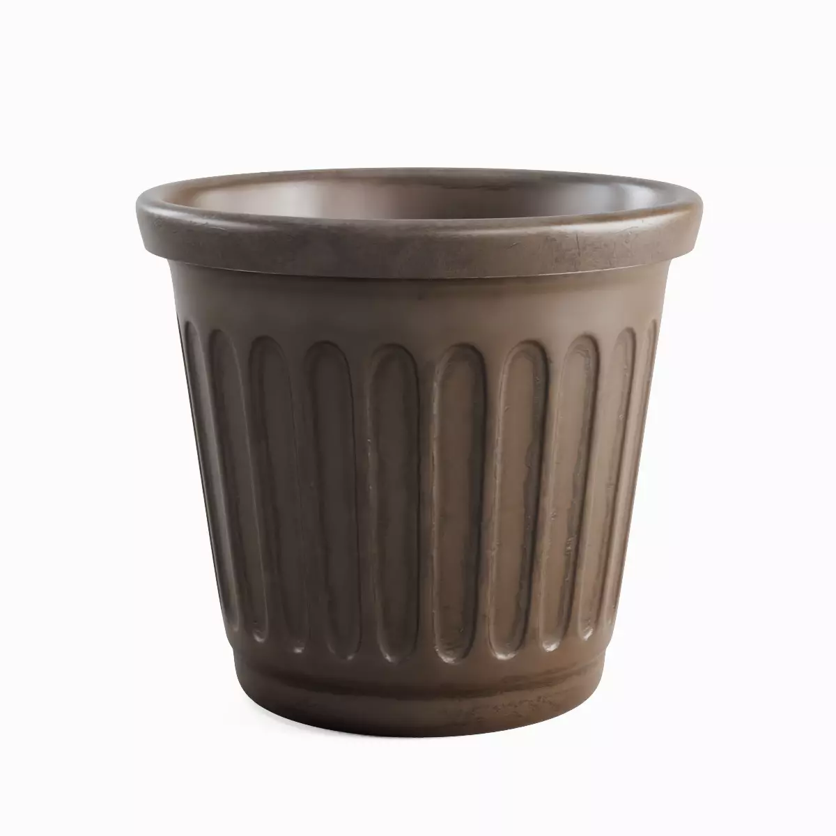 Plastic Flowerpot Set 3D model_1