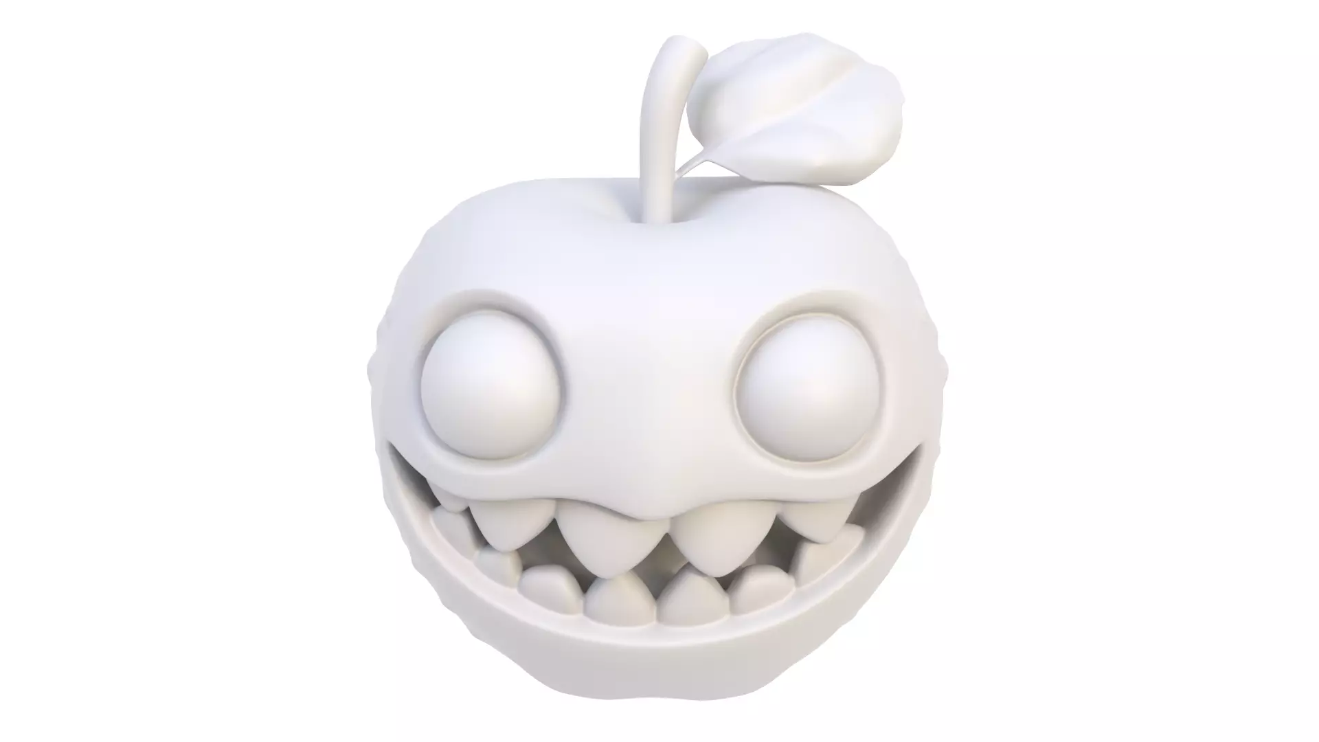 Toothy fruit 3D model_8