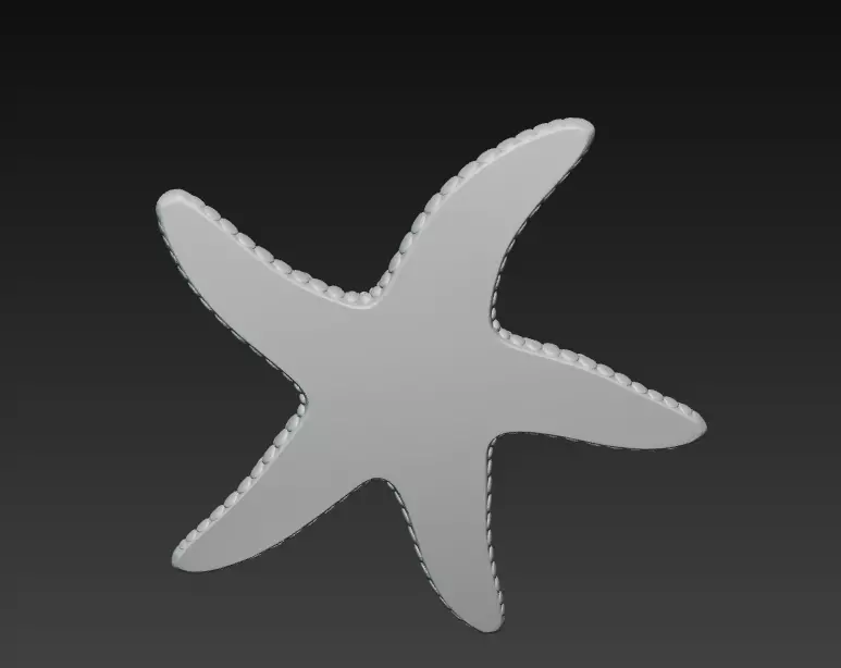 Starfish Realistic 3D Model Basic - Low Poly Realistic Low-poly 3D model_17