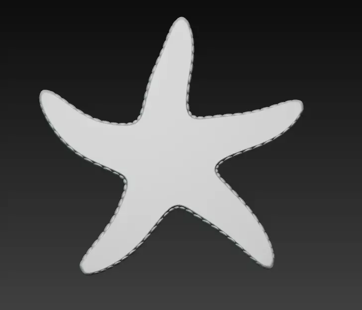 Starfish Realistic 3D Model Basic - Low Poly Realistic Low-poly 3D model_16