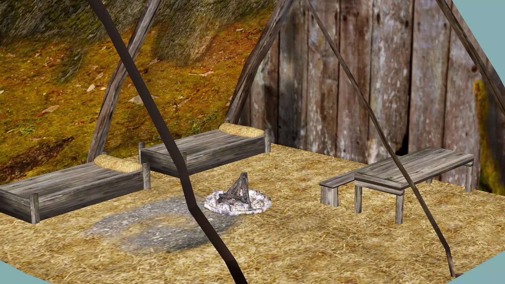 Fantasy Medieval Exclusive Village Hut House PPB 3D Model Low-poly 3D model_8