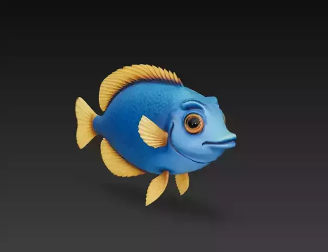 Fish Realistic 3D Model - Low Poly Realistic Game Ready