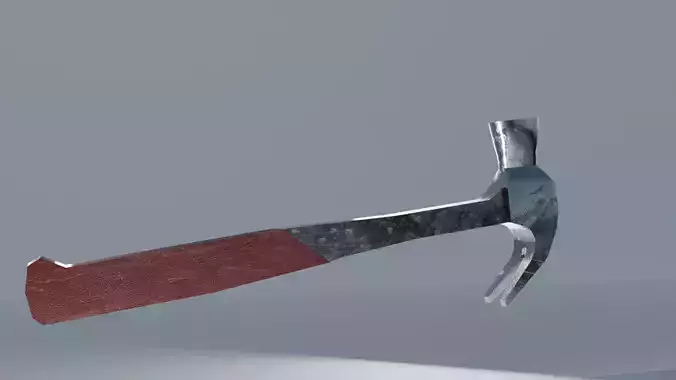 Low Poly Hammer - Game Ready Tool