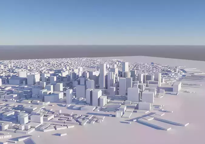 San Francisco 3D Print ready model