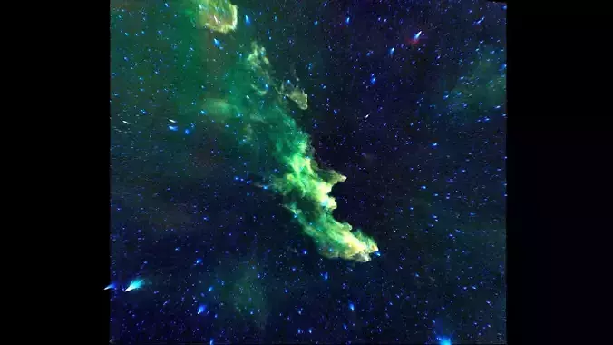 Witch Head Nebula 3D model