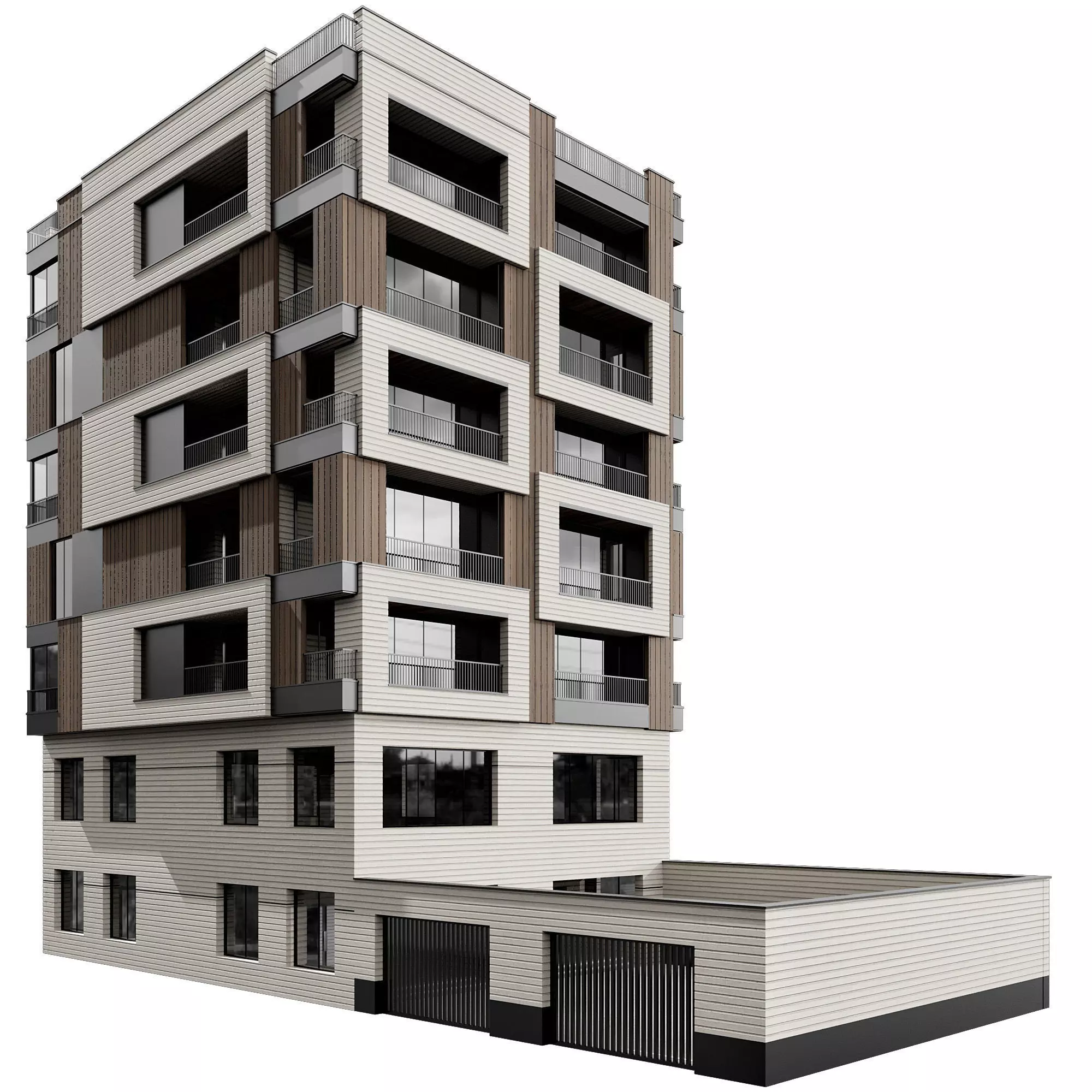 RESIDENTIAL BUILDING NO112 A 3D model_8