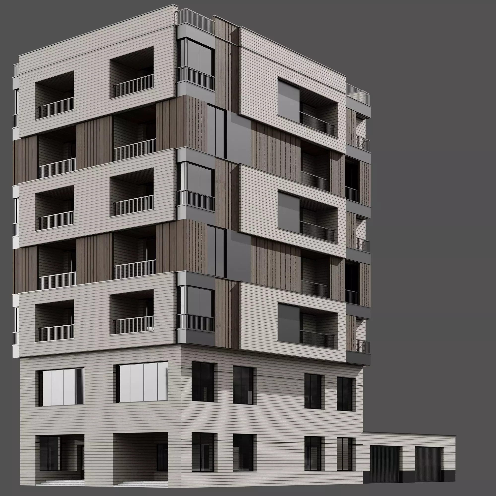 RESIDENTIAL BUILDING NO112 A 3D model_7