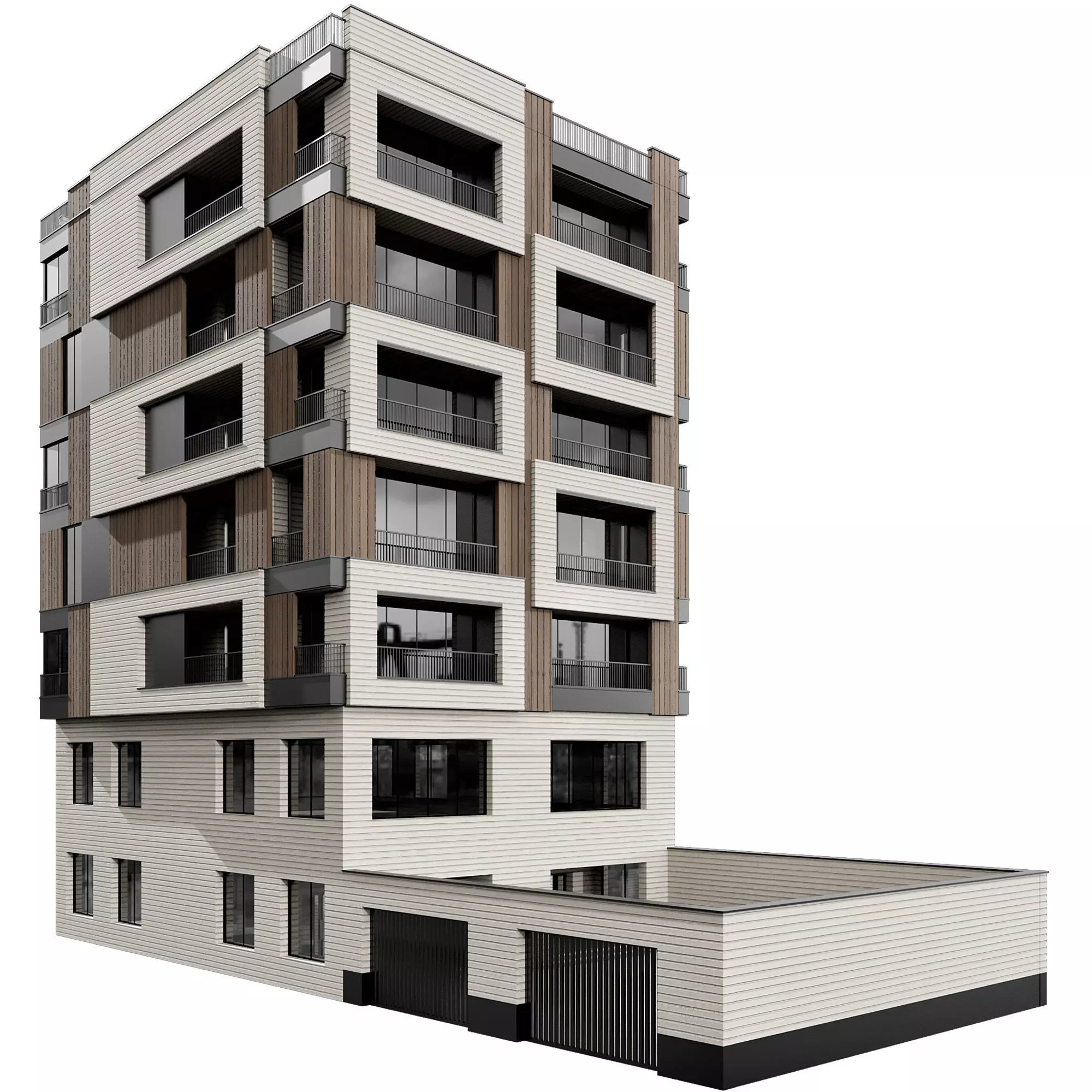RESIDENTIAL BUILDING NO112 A 3D model_0