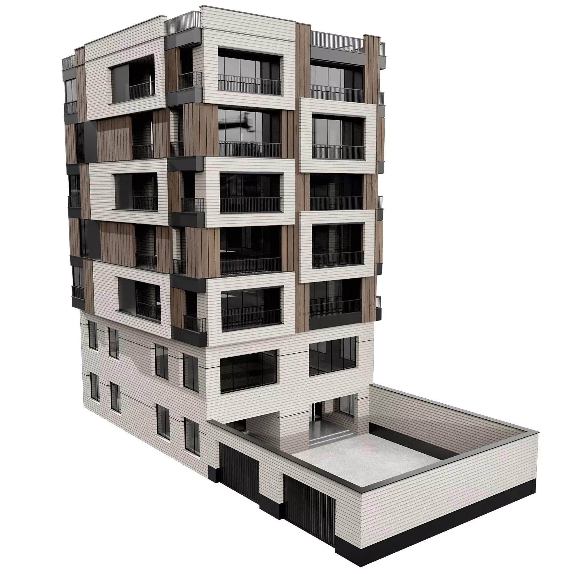 RESIDENTIAL BUILDING NO112 A 3D model_10