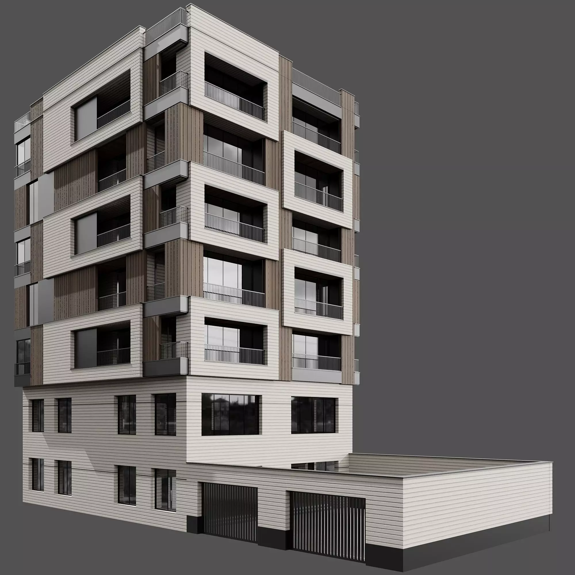 RESIDENTIAL BUILDING NO112 A 3D model_4