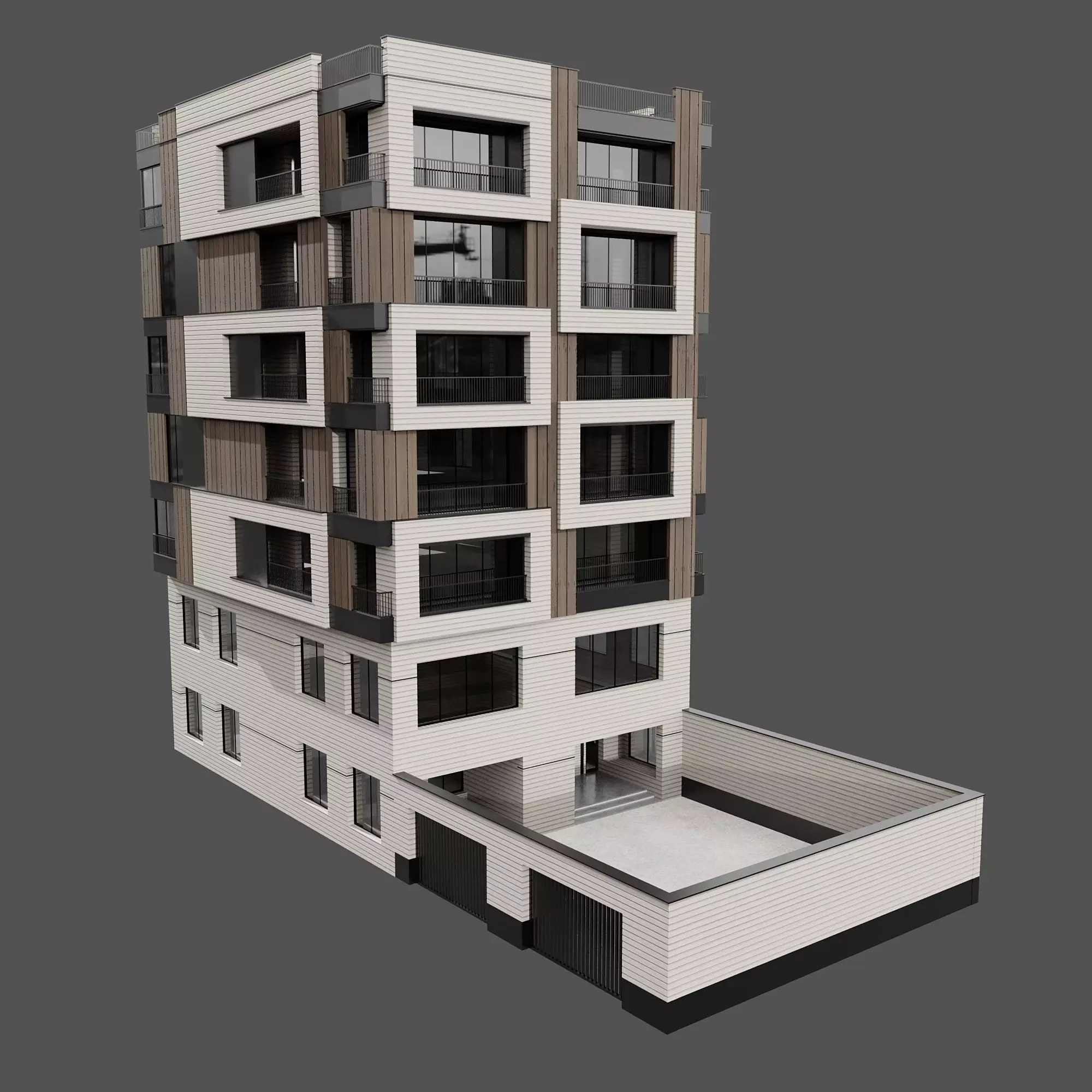 RESIDENTIAL BUILDING NO112 A 3D model_6