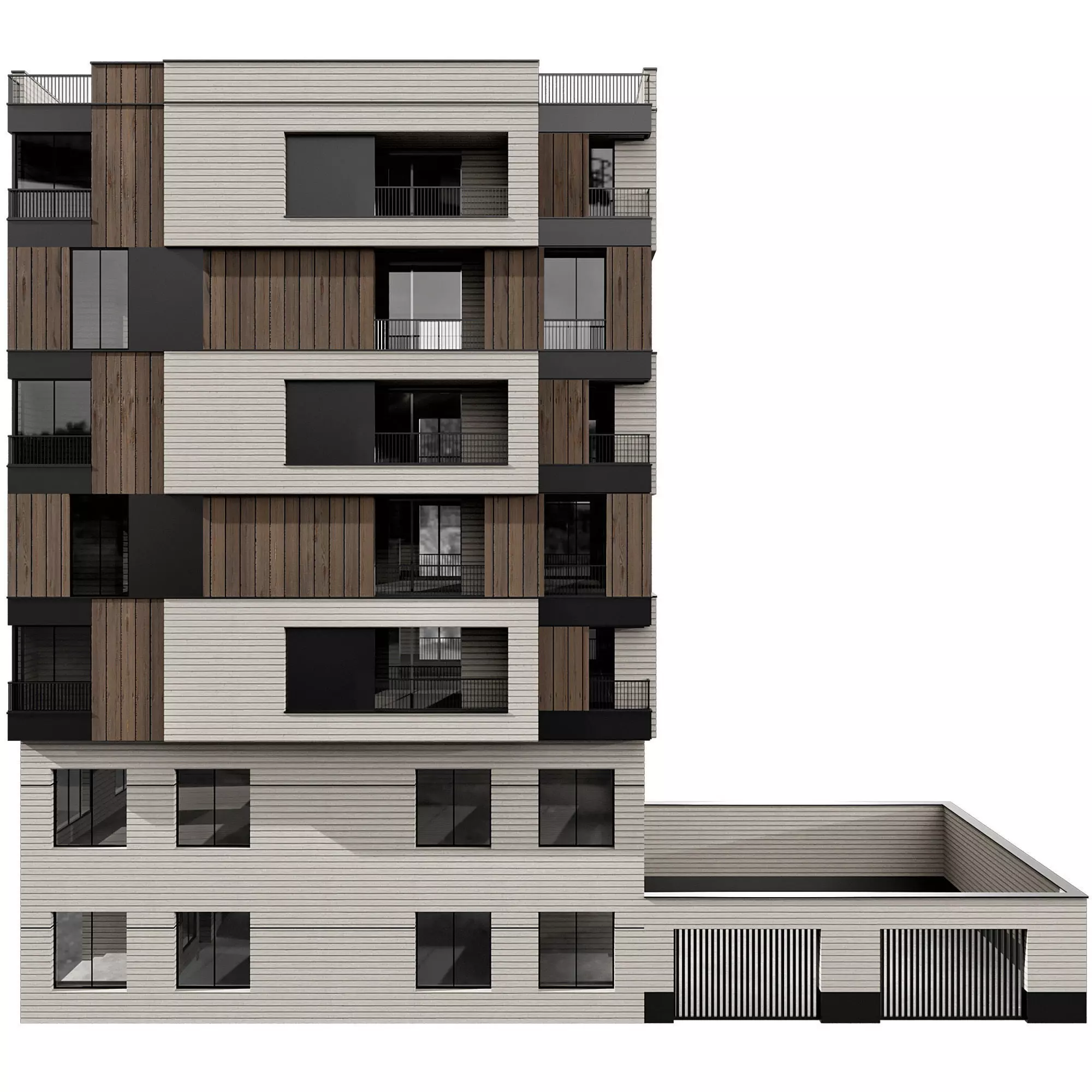 RESIDENTIAL BUILDING NO112 A 3D model_11