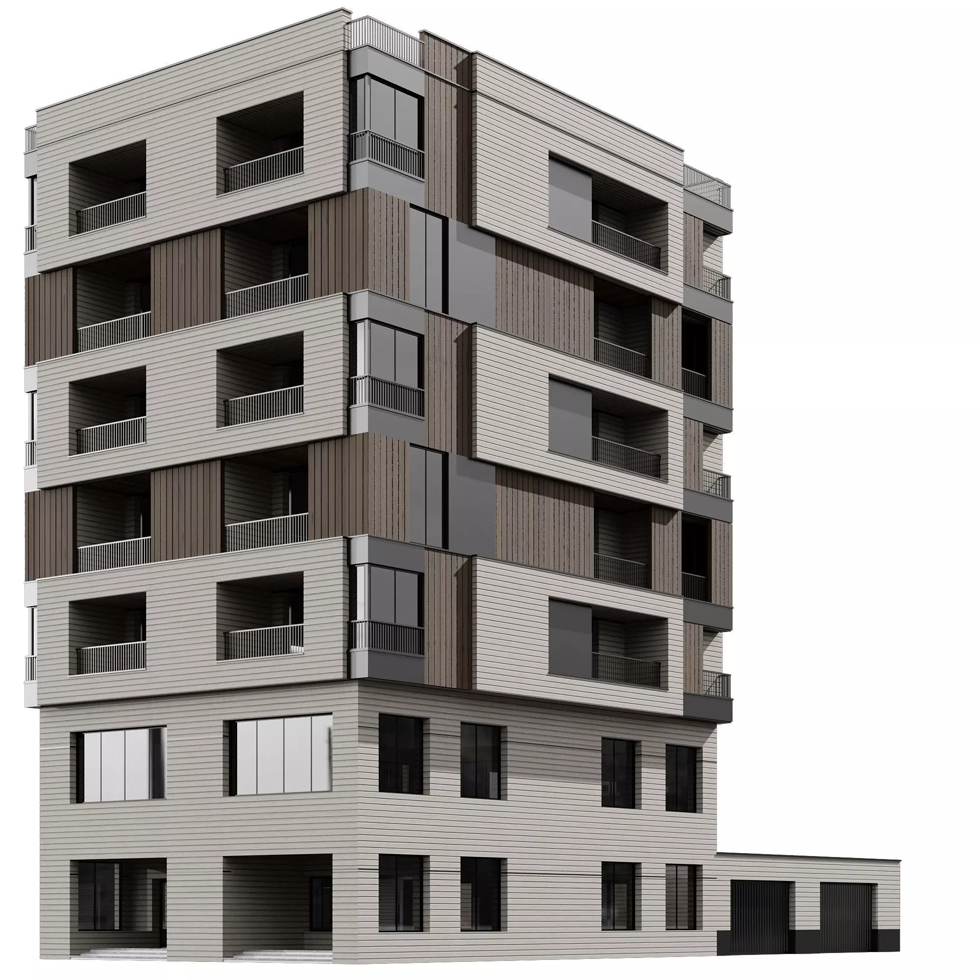 RESIDENTIAL BUILDING NO112 A 3D model_9