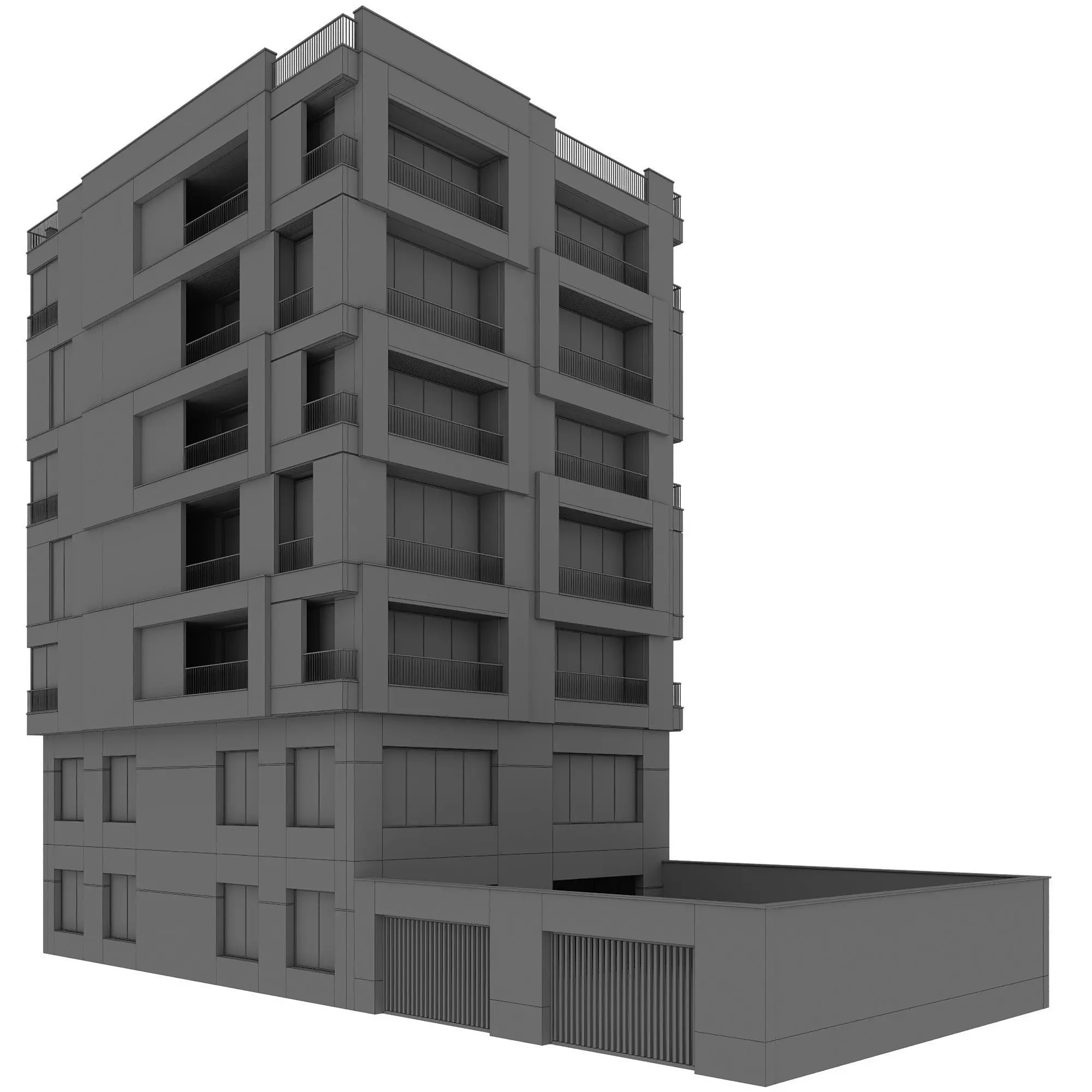 RESIDENTIAL BUILDING NO112 A 3D model_12