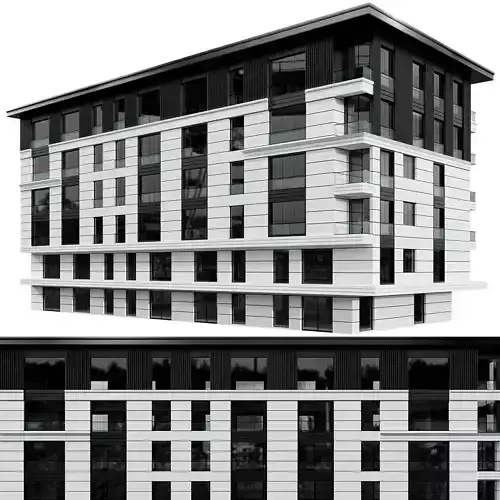 RESIDENTIAL BUILDING NO109 A 3D model 2