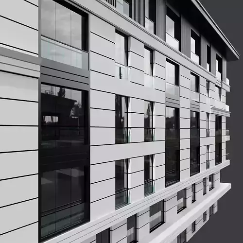 RESIDENTIAL BUILDING NO109 A 3D model 5