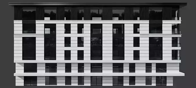 RESIDENTIAL BUILDING NO109 A 3D model 4