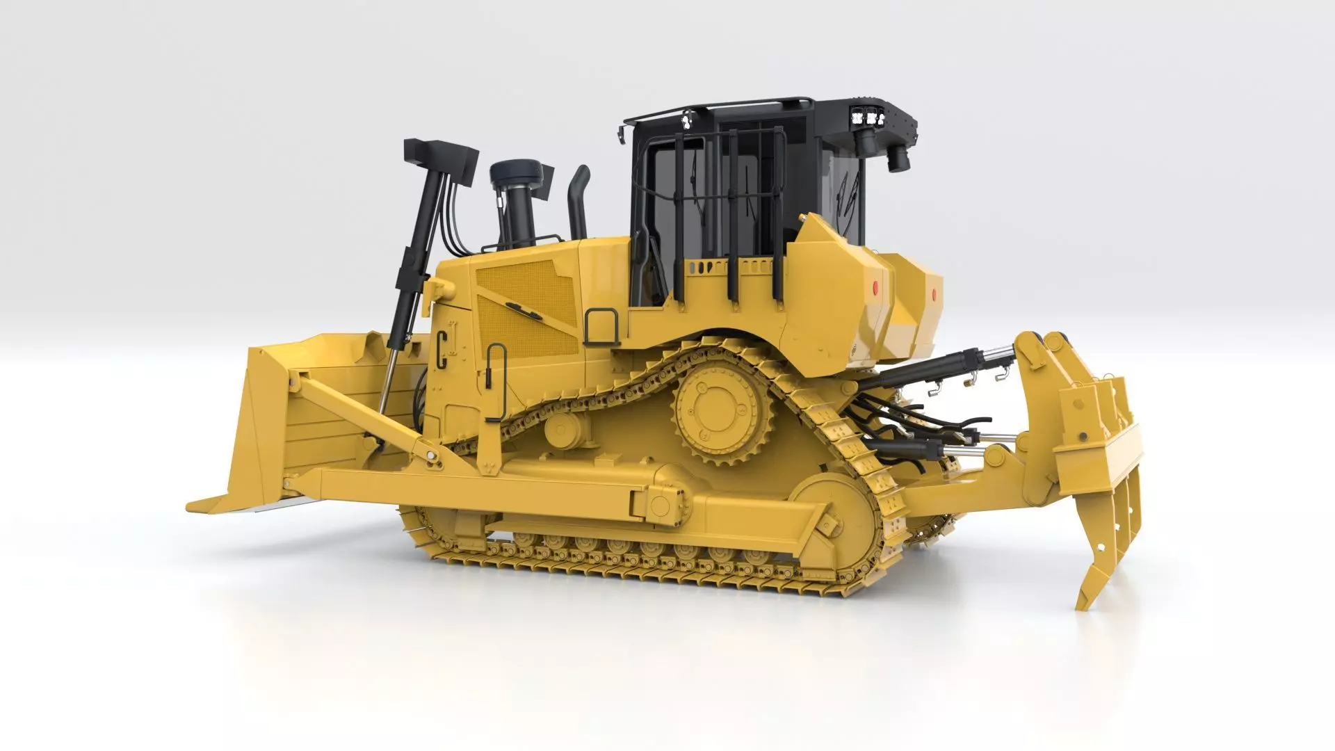 Bulldozer Medium 3D model_21