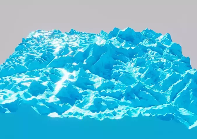 Mount Everest 3D Print ready model