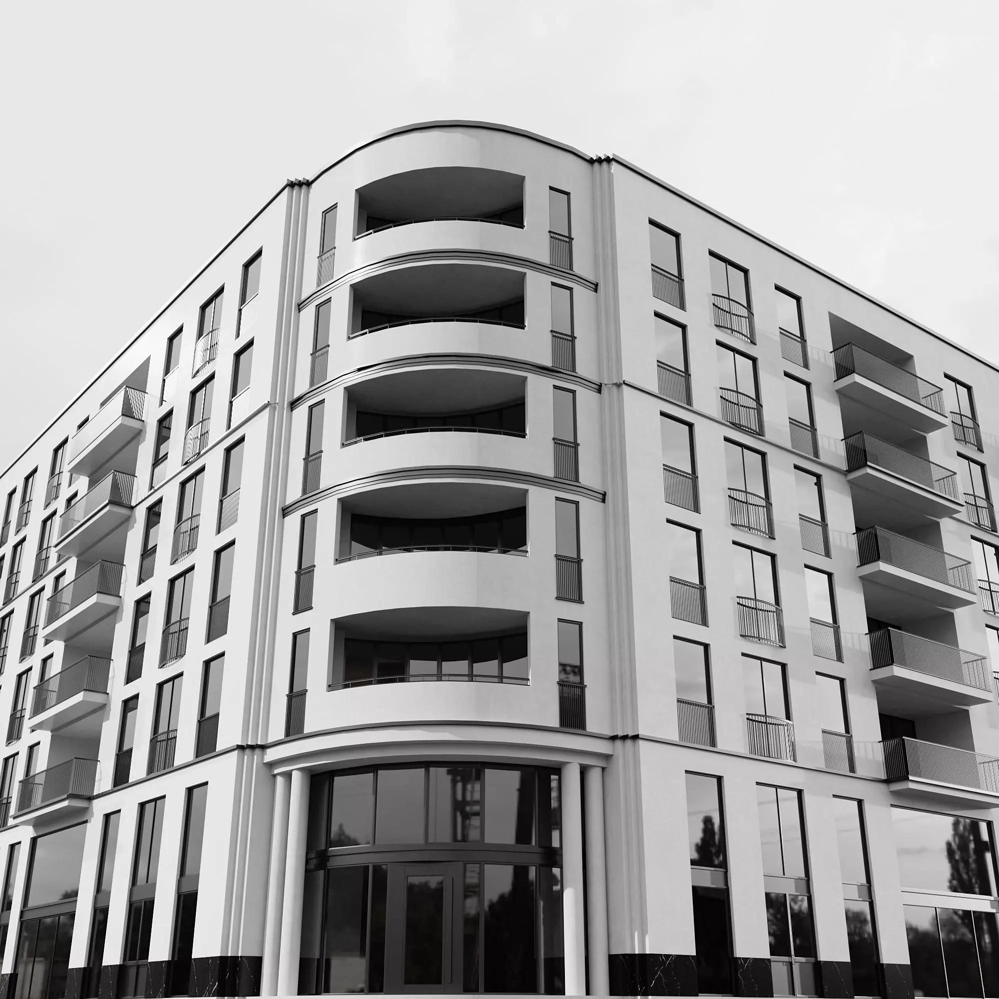 RESIDENTIAL BUILDING NO106 A 3D model_6