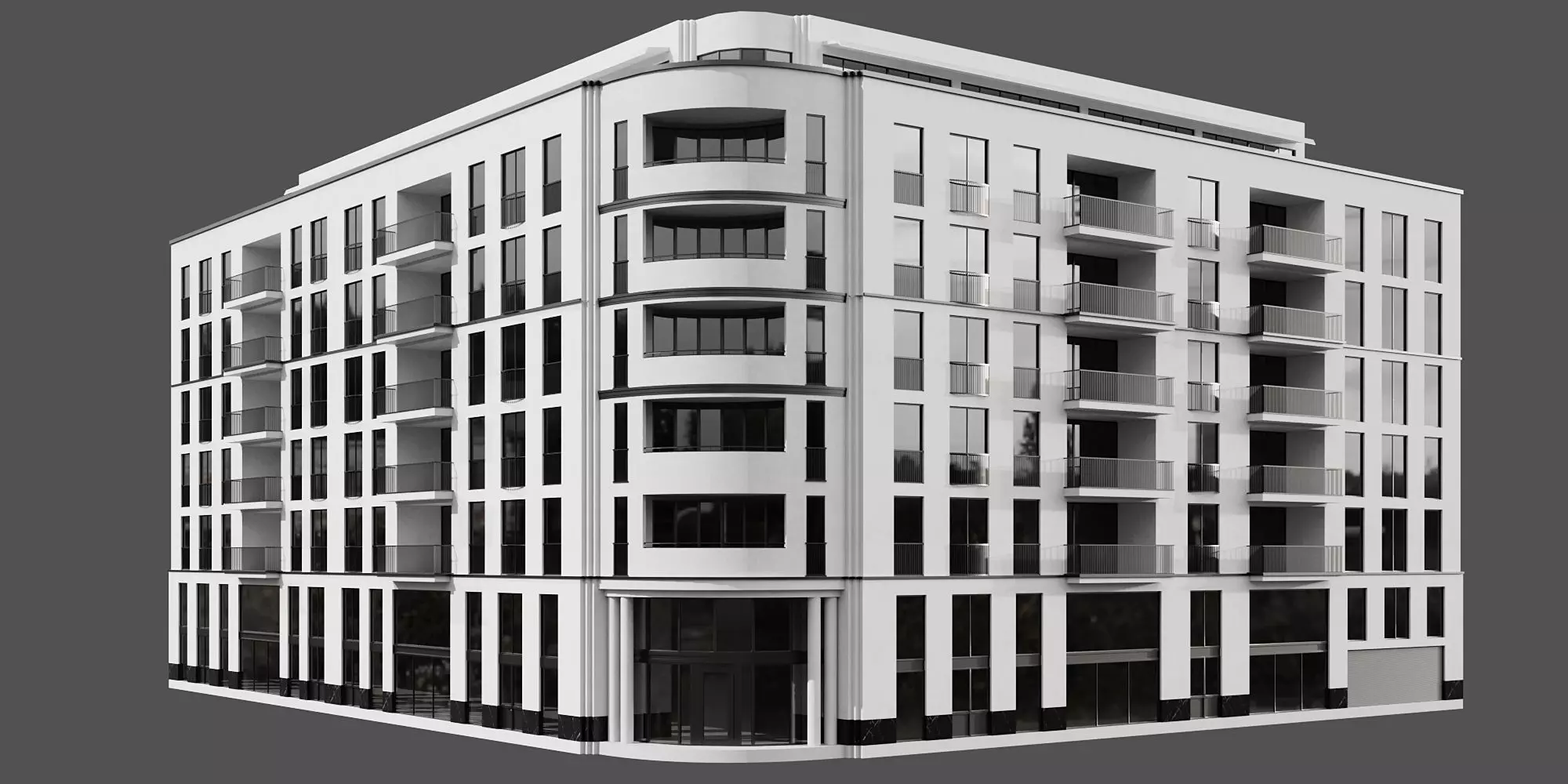 RESIDENTIAL BUILDING NO106 A 3D model_0