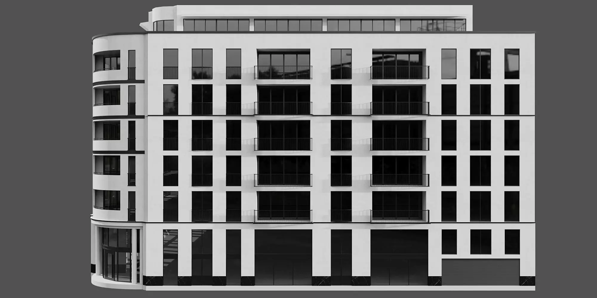 RESIDENTIAL BUILDING NO106 A 3D model_4