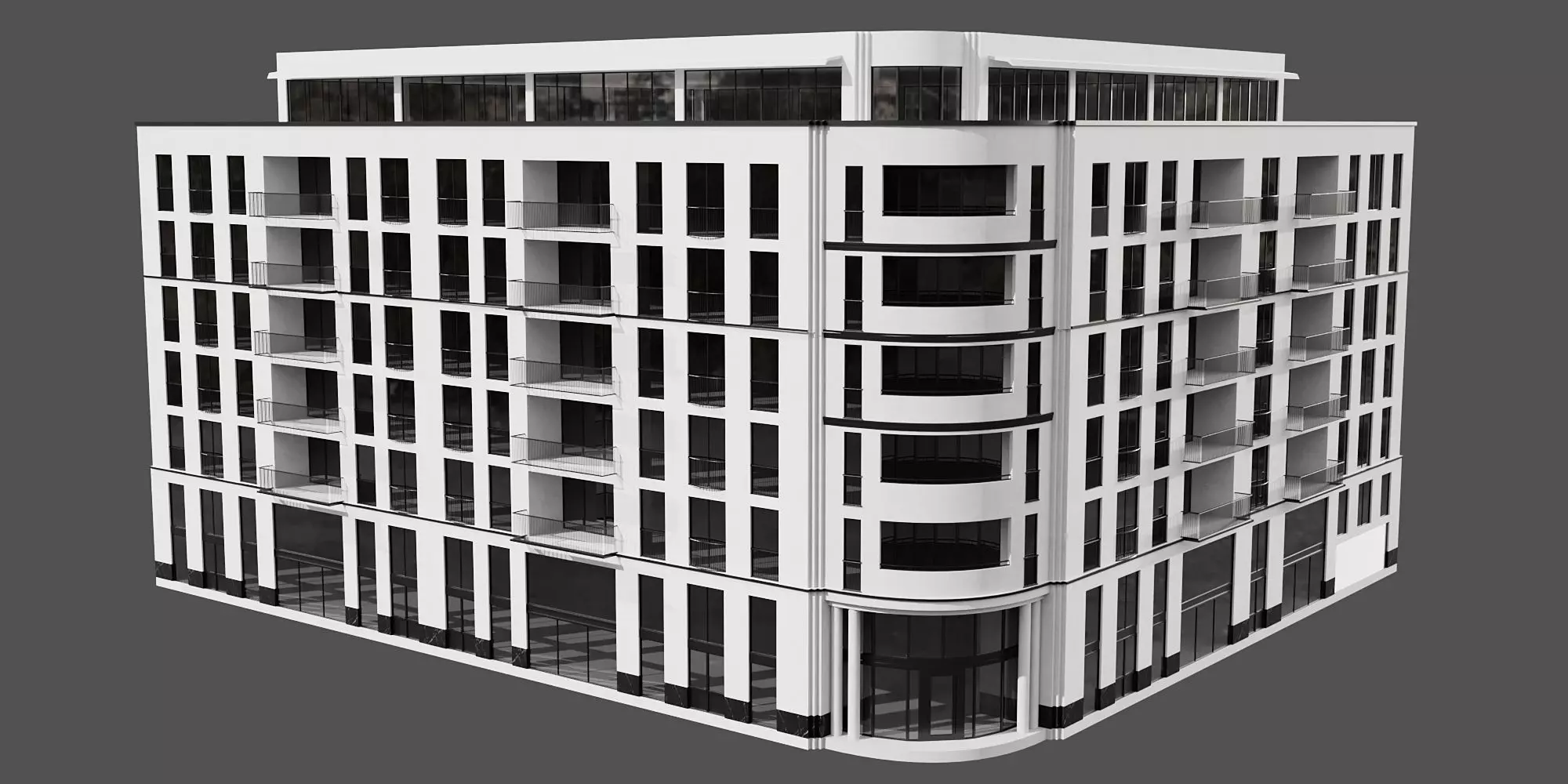 RESIDENTIAL BUILDING NO106 A 3D model_5