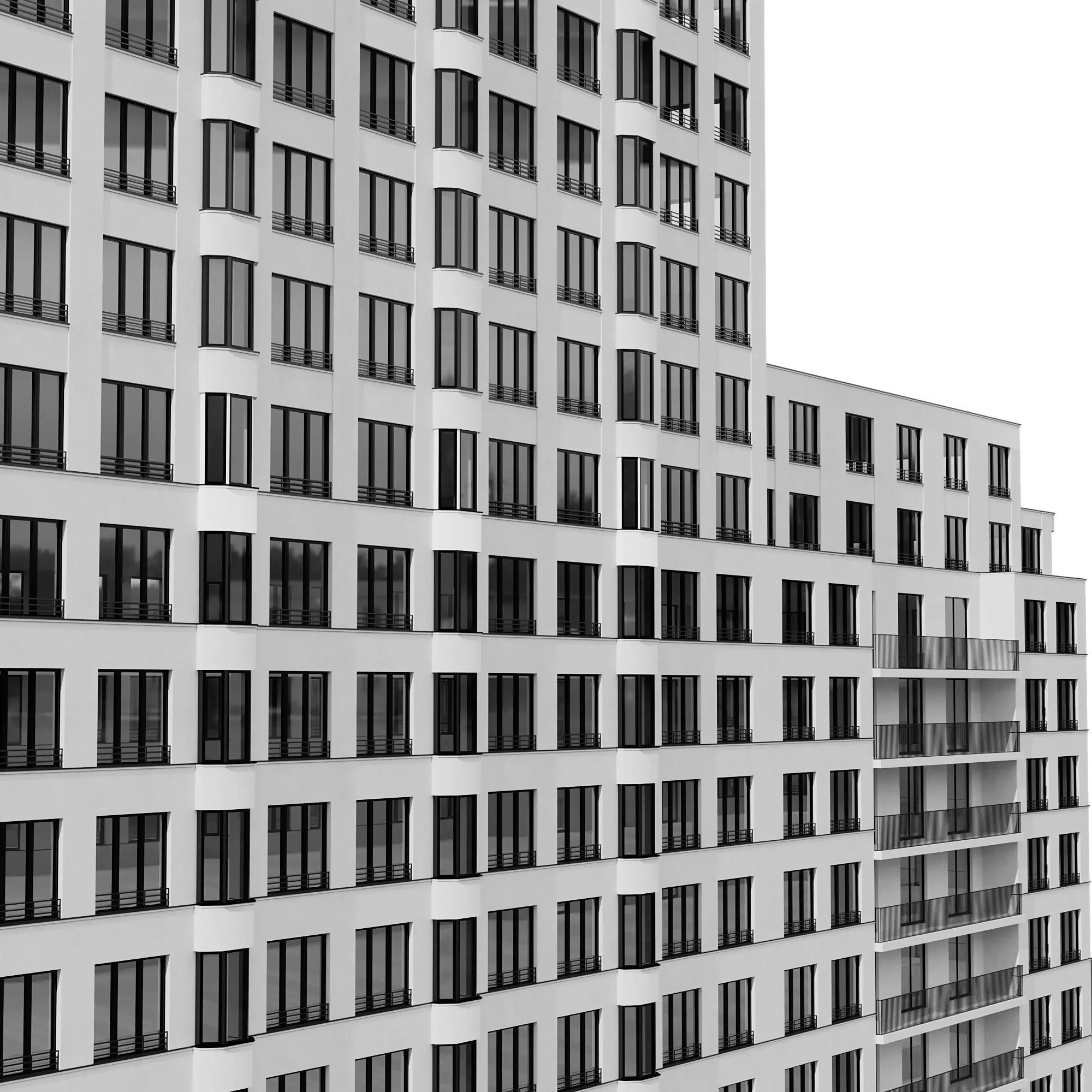 RESIDENTIAL BUILDING NO105 A 3D model_9