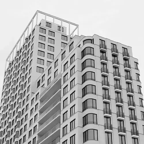 RESIDENTIAL BUILDING NO105 A 3D model 7