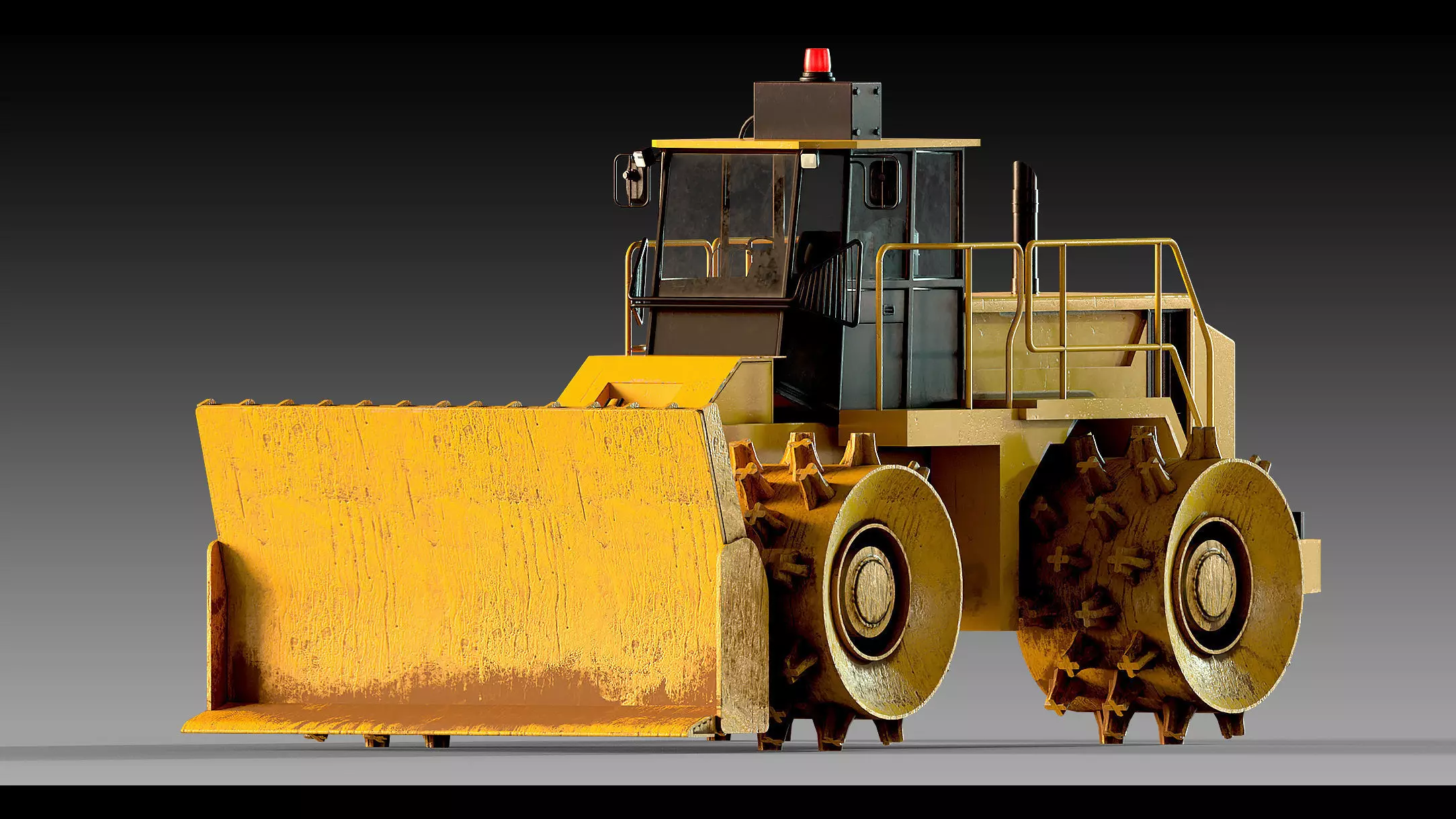 Heavy Machinery Collection Vol 01- Low-Poly 3D Model  Low-poly 3D model_2
