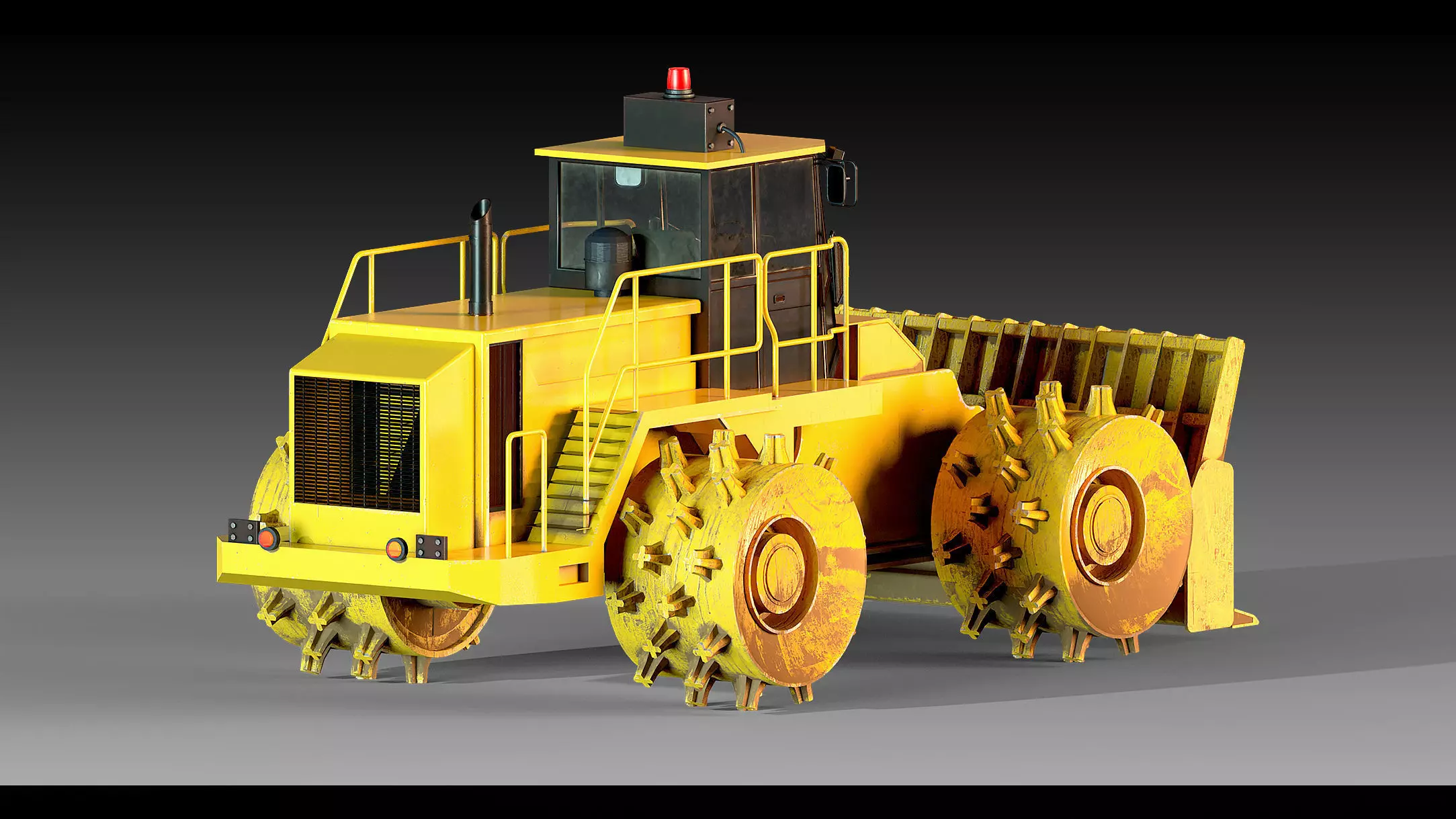 Heavy Machinery Collection Vol 01- Low-Poly 3D Model  Low-poly 3D model_9