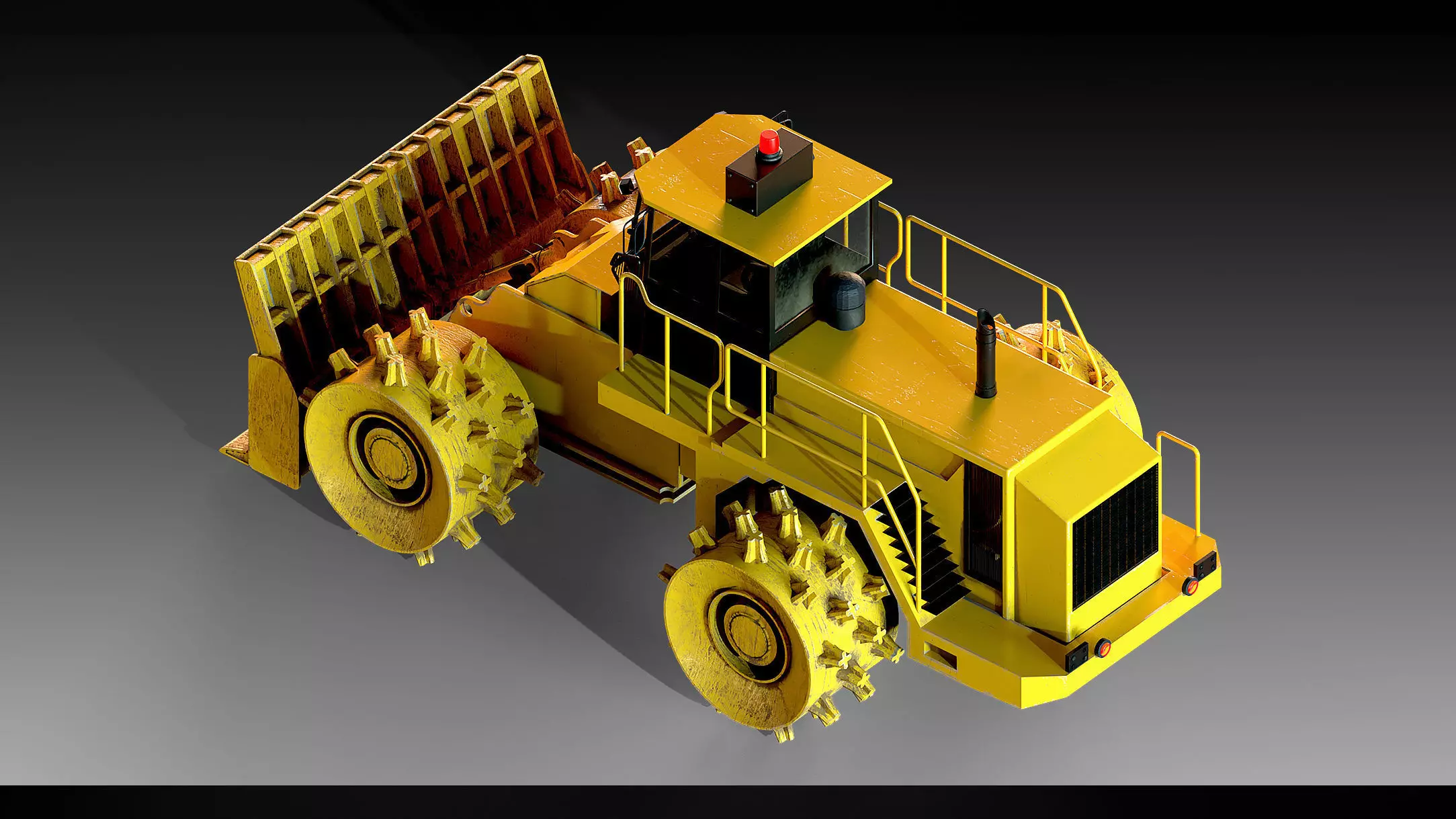 Heavy Machinery Collection Vol 01- Low-Poly 3D Model  Low-poly 3D model_14