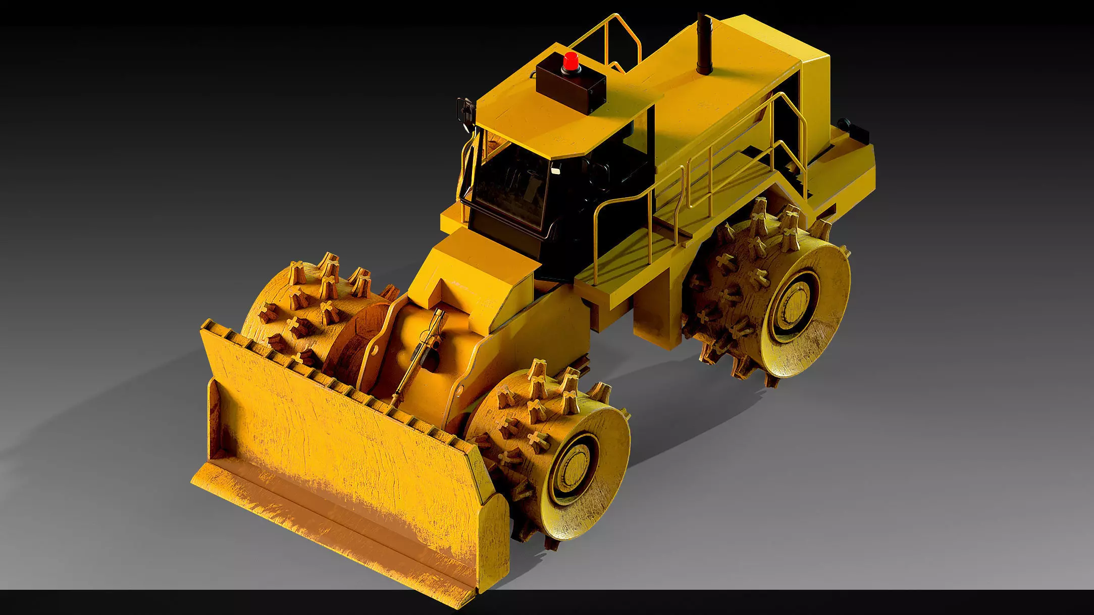 Heavy Machinery Collection Vol 01- Low-Poly 3D Model  Low-poly 3D model_13