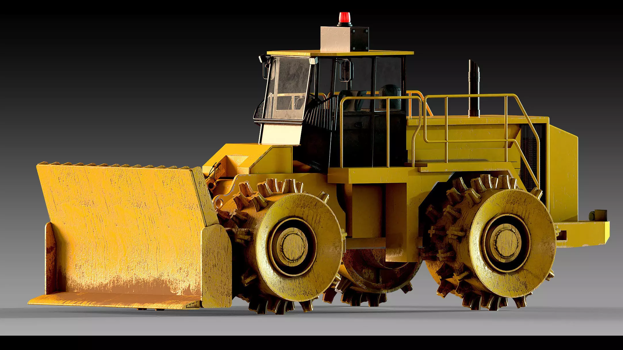 Heavy Machinery Collection Vol 01- Low-Poly 3D Model  Low-poly 3D model_3