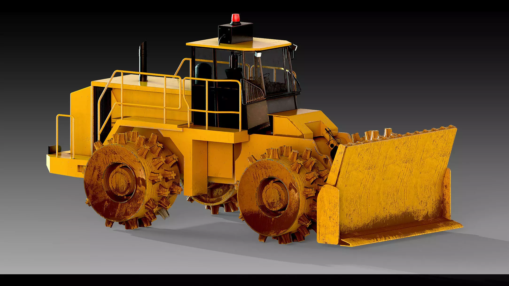 Heavy Machinery Collection Vol 01- Low-Poly 3D Model  Low-poly 3D model_10