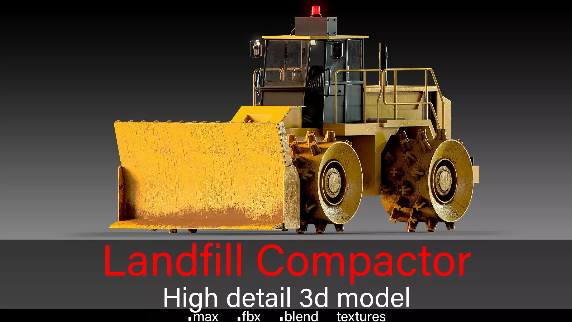 Heavy Machinery Collection Vol 01- Low-Poly 3D Model  Low-poly 3D model_27