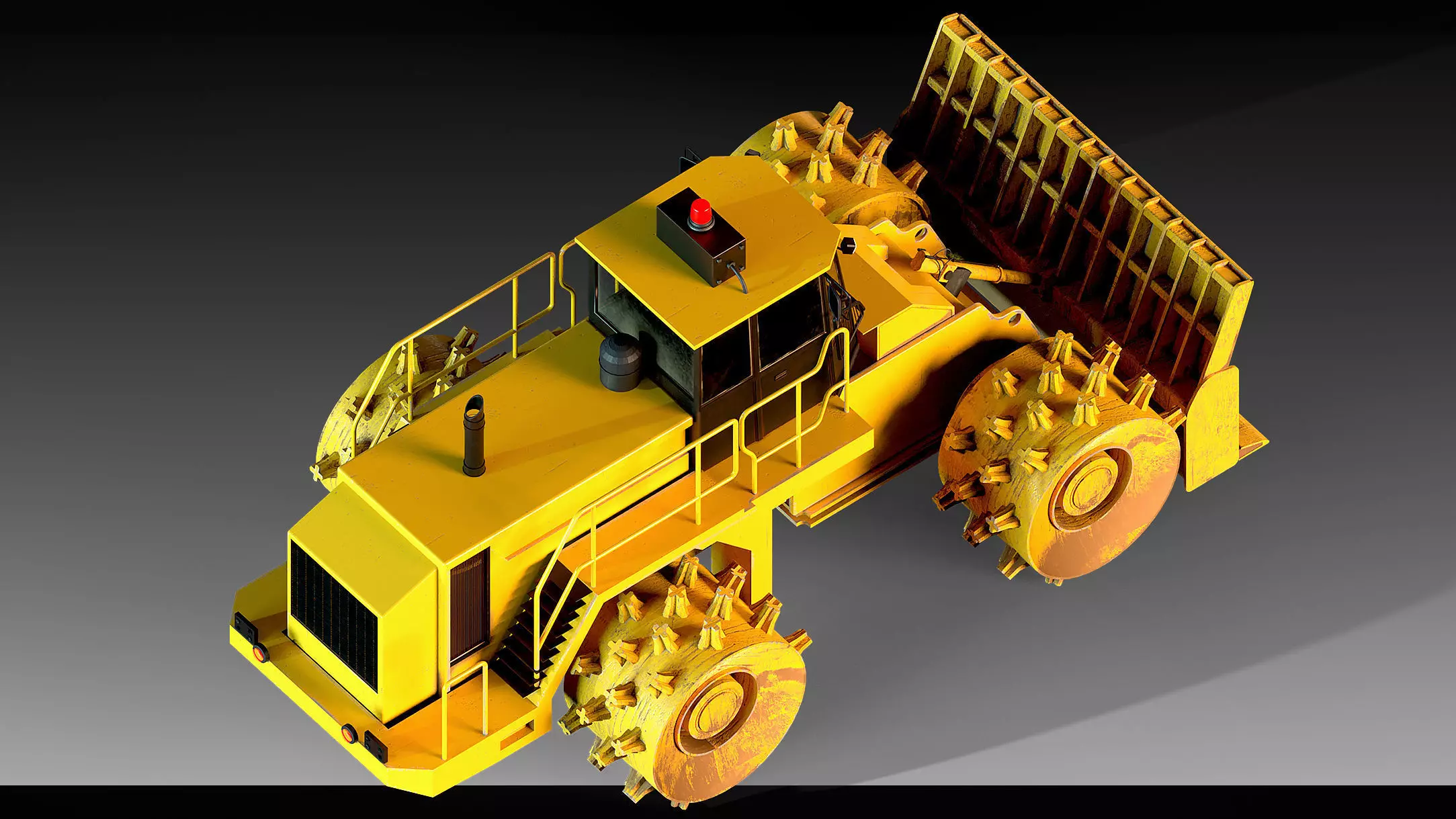Heavy Machinery Collection Vol 01- Low-Poly 3D Model  Low-poly 3D model_15
