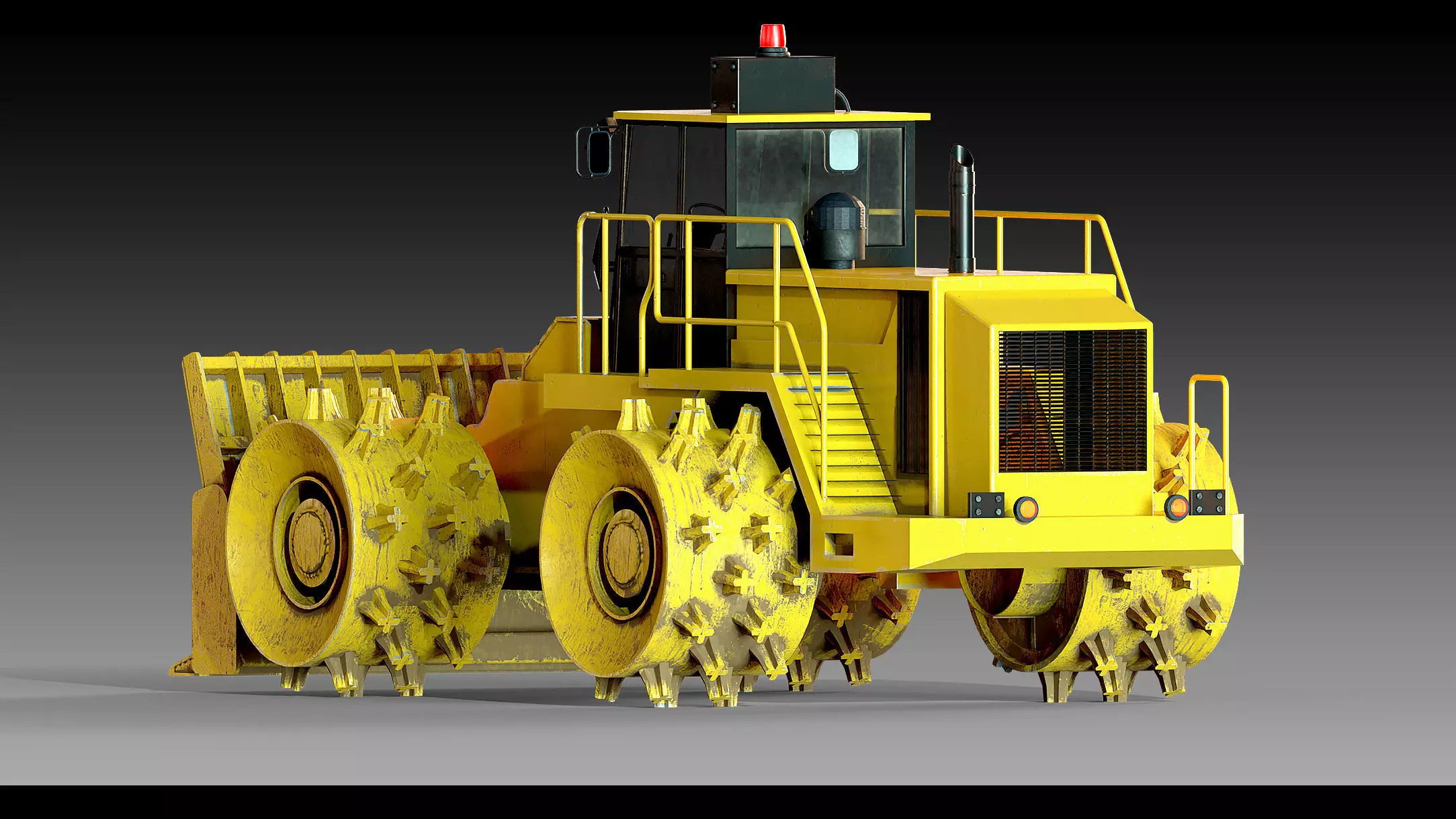 Heavy Machinery Collection Vol 01- Low-Poly 3D Model  Low-poly 3D model_7